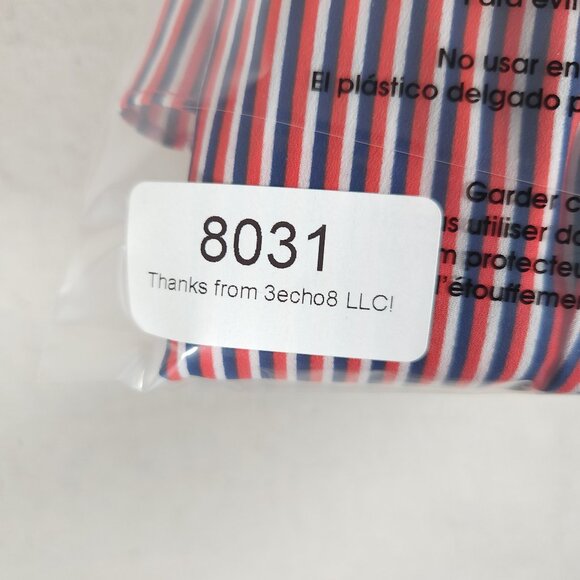 Cabi Franklin Striped Top Womens Pullover Sz M Red White Blue Patriotic Blouse - Picture 13 of 13